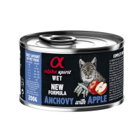 Alpha Spirit Anchovy with Red Apple вологий корм з анчоусами та яблуками для котів 200 гр