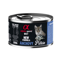 Alpha Spirit Anchovy влажный корм с анчоусами для котов 200 гр