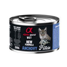 Alpha Spirit Anchovy влажный корм с анчоусами для котов 200 гр