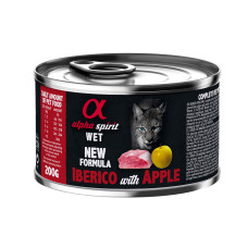 Alpha Spirit Iberian Pork With Yellow Apple з іберійською свининою та яблуками для котів 200 гр