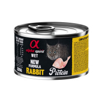Alpha Spirit Rabbit for Adult Cats вологий корм з кроликом для котів 200 гр