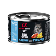 Alpha Spirit Salmon with Pineapple for Adult Cats вологий корм з лососем для котів 200 гр