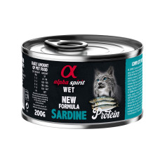 Alpha Spirit Sardine для Adult Cats вологий корм з сардиною для котів 200 гр