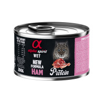 Alpha Spirit Ham for Adult Cats вологий корм з хамоном для котів 200 гр