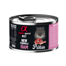 Alpha Spirit Ham for Adult Cats вологий корм з хамоном для котів 200 гр