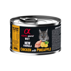 Alpha Spirit Chicken with Paineapple for Adult Cats влажный корм с курицей для котов 200 гр