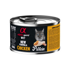 Alpha Spirit Chicken for Adult Cat вологий корм з куркою для котів 200 гр