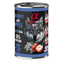 Alpha Spirit Anchovy with Red apple вологий корм з анчоучами для дорослих собак 400 гр