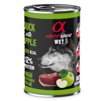 Alpha Spirit Duck with Green Apple вологий корм з качкою для дорослих собак 400 гр