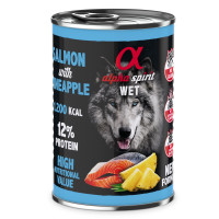 Alpha Spirit Salmon with Pineapple вологий корм з лососем для дорослих собак 400 гр