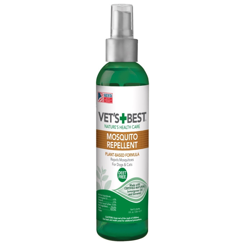 Vet's Best Mosquito Repellent спрей від комах для собак та котів, 236 мл