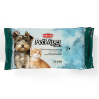 Padovan Pet Wipes Talco вологі серветки з ароматом тальку для собак та котів, 40 шт