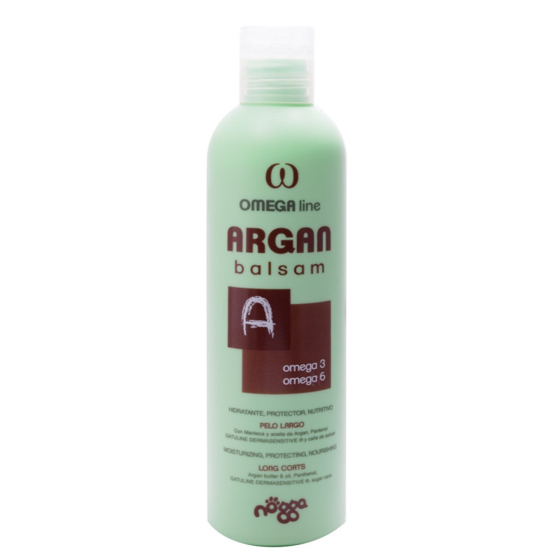 Nogga Omega Line Argan Balsam зволожуючий бальзам для собак та котів довгошерстих порід, 250 мл
