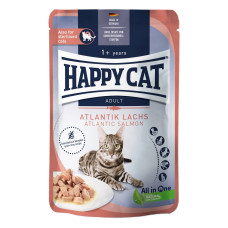Happy Cat Beutel Culinary A-Lachs влажный корм для котов с лососем, 85 гр