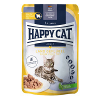 Happy Cat Beutel Culinary L-Geflugel влажный корм для котов с птицей, 85 гр
