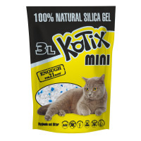 Kotix силикалевый наполнитель для кошачьего туалета без аромата 3 л