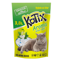 Kotix силікагелевий наповнювач для котячого туалету з ароматом яблука 3.8 л