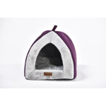 P.LOUNGE будиночок для собак та котів, 45x45x40 см, фіолетовий