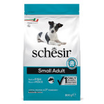 Schesir Dog Small Adult Fish сухой корм с рыбой для собак малых пород, 800 гр
