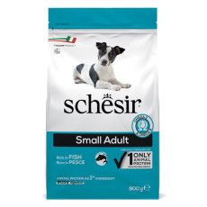 Schesir Dog Small Adult Fish сухий корм з рибою для собак малих порід, 800 гр