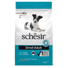 Schesir Dog Small Adult Fish сухой корм с рыбой для собак малых пород, 2 кг