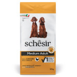 Schesir Dog Medium Adult Chicken сухий корм із куркою для собак середніх порід, 12 кг
