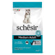 Schesir Dog Medium Adult Fish сухой корм с рыбой для собак средних пород 3 кг - фото 1