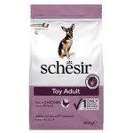 Schesir Dog Toy Adult сухий корм з куркою для собак мініатюрних порід, 800 гр
