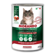 Morando Tradizioni вологий корм для котів з яловичиною, 405 гр