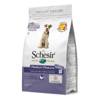 Schesir Dog Medium Mature сухий корм з куркою для літніх собак середніх порід, 3 кг