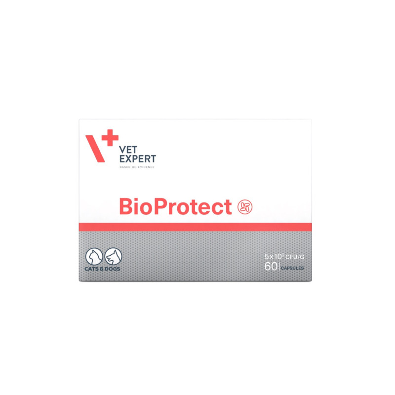 VetExpert BioProtect пищевая добавка при нарушениях работы ЖКТ у кошек и собак, 60 табл