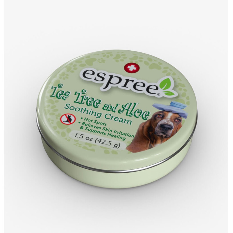 Espree Tea Tree & Aloe Soothing Cream крем для лап из алоэ вера и маслом чайного дерева, 44 мл