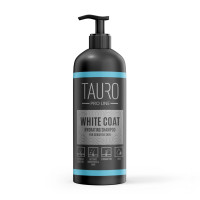 Tauro Pro Line White Coat Hydrating Shampoo зволожуючий шампунь для собак та кішок з білою шерстю, 1 л
