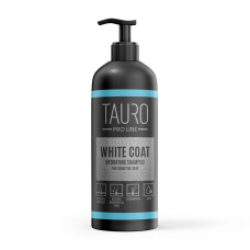 Tauro Pro Line White Coat Hydrating Shampoo увлажняющий шампунь для собак и кошек с белой шерстью, 1 л