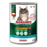 Morando Tradizioni влажный корм для котов с тунцом, 405 гр