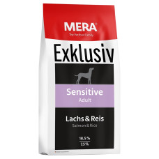 Mera Exclusiv Sensitive Adult Lachs & Reis сухой корм с лососем для собак, 15 кг