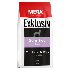 Mera Exclusiv Sensitive Adult Truthahn & Reis сухой корм с индейкой для собак, 15 кг