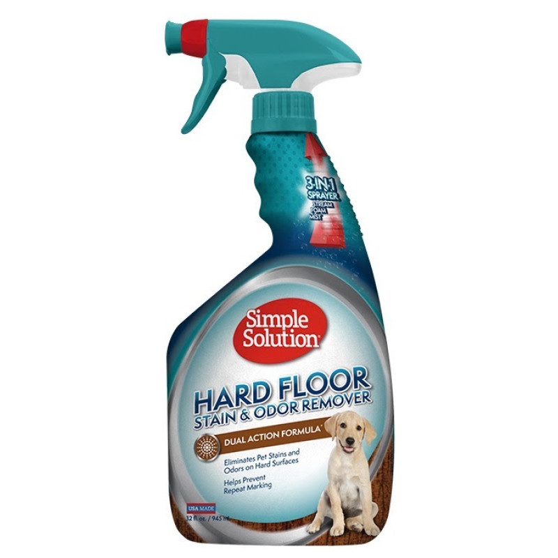 Simple Solution Hardfloors Stain & Odor Remover нейтрализатор запаха и пятен для пола, 946 мл