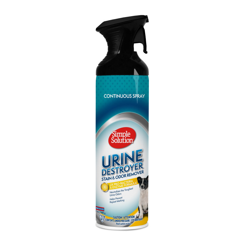 Simple Solutions Odor & Urine Destroyer засіб для нейтралізації сечі собак на килимах і текстильних виробах, 500 мл