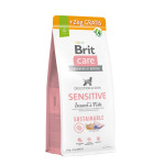 Brit Care Sensitive Insect and Fish сухий корм з рибою та білком комах для собак, 12+2 кг
