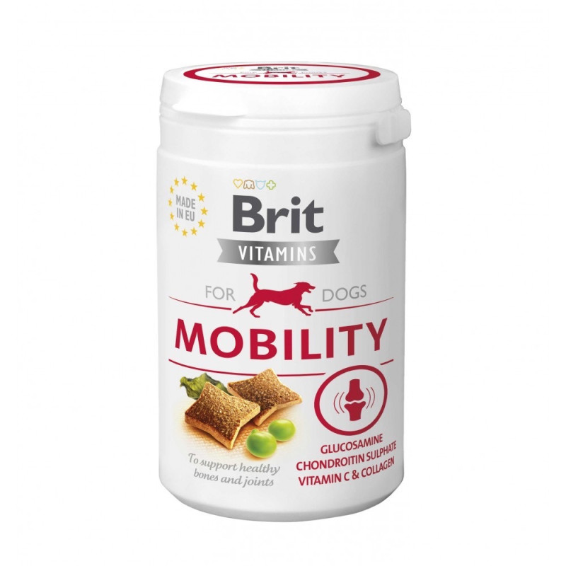 Brit Vitamins Mobility витамины для укрепления суставов у собак, 150 гр