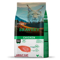 Bravery Cat Adult Chicken сухий корм з куркою для котів, 2 кг