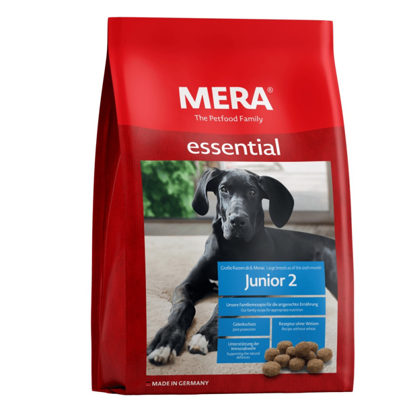 Mera Essential Junior 2 сухой корм с мясом птицы для щенят крупных пород 12.5 кг