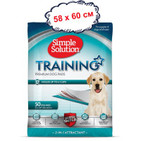 Simple Solution Training Pads пелюшки для цуценят, 58 х 60 см, 50 шт