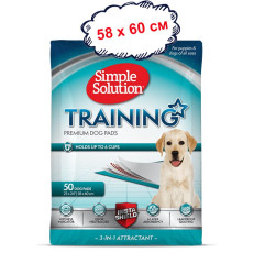 Simple Solution Training Pads пелюшки для цуценят, 58 х 60 см, 50 шт