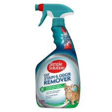 Simple Solution Cat Stain and Odor Remover нейтралізатор запаху і плям від котів з про-бактеріями, 946 мл