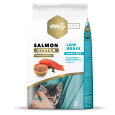 Amity Super Premium Kitten Salmon сухой корм с лососем для котят, 2 кг