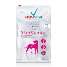 MERA MVH Skin Control сухой корм для собак с дерматитом и заболеваниями кожи и шерсти 3 кг