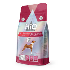 HiQ All Breed Adult Salmon сухой корм с лососем для собак всех пород 11 кг