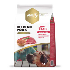 Amity Super Premium Iberian Pork сухий корм зі свининою для собак, 14 кг